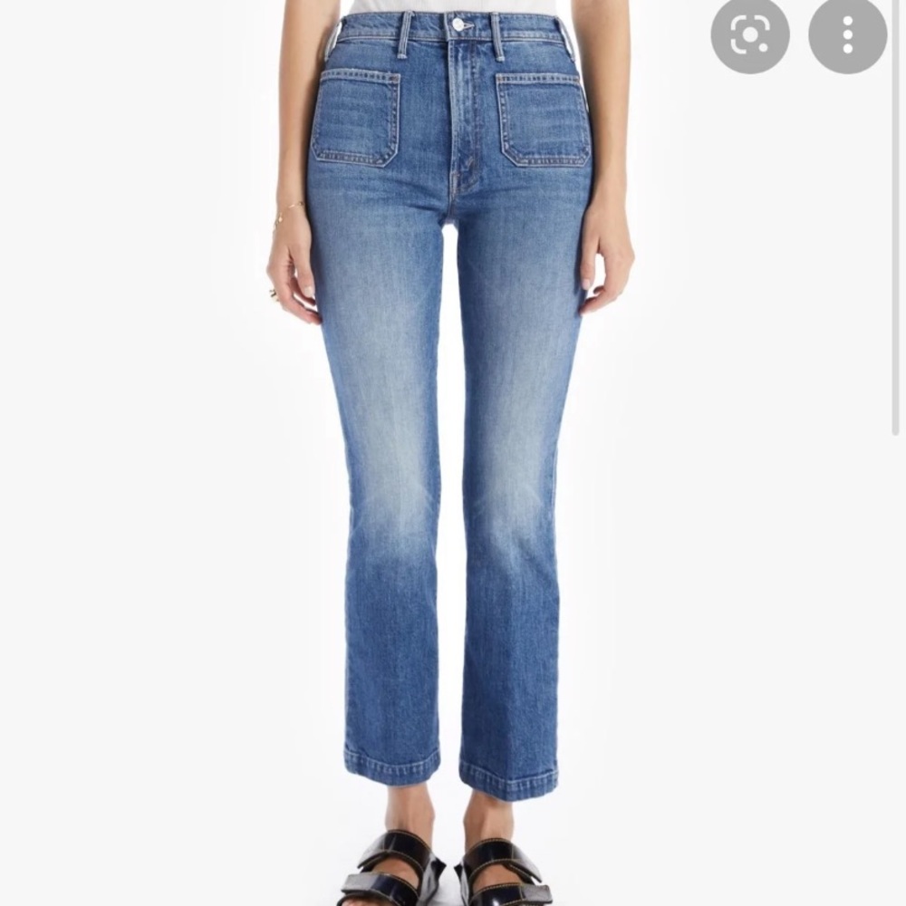 Mother The Huster Patch Pocket Jeans Size 25